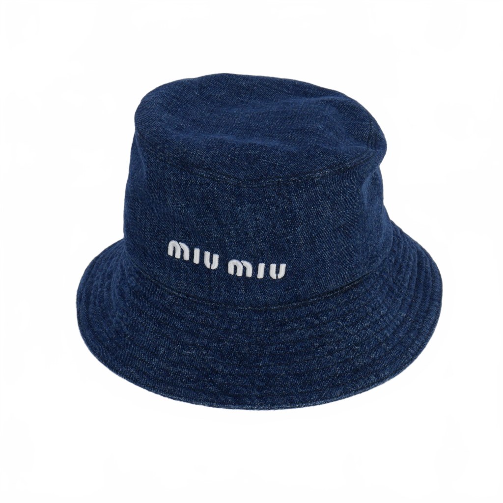 ♡Miu Miuデニムバケットハット♡ MIU MIU デニム バケットハット (MiuMiu/ハット) 94587055【BUYMA】
