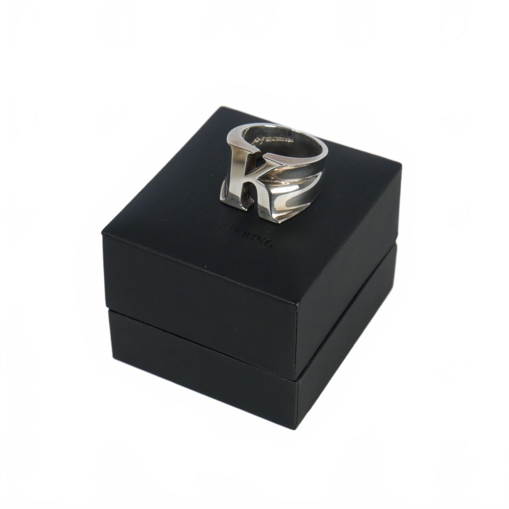 未使用品 ザ レタリング THE LETTERING イニシャル リング 指輪