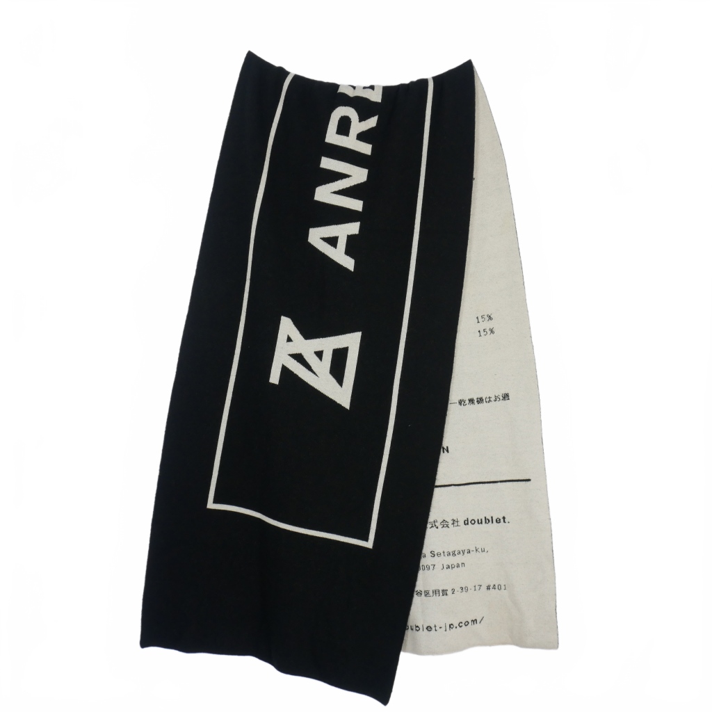 ANREALAGE×doublet×MIDWESTリバーシブルビックタグマフラー ANREALAGE×doublet×MIDWESTリバーシブルビックタグマフラー ANREALAGE