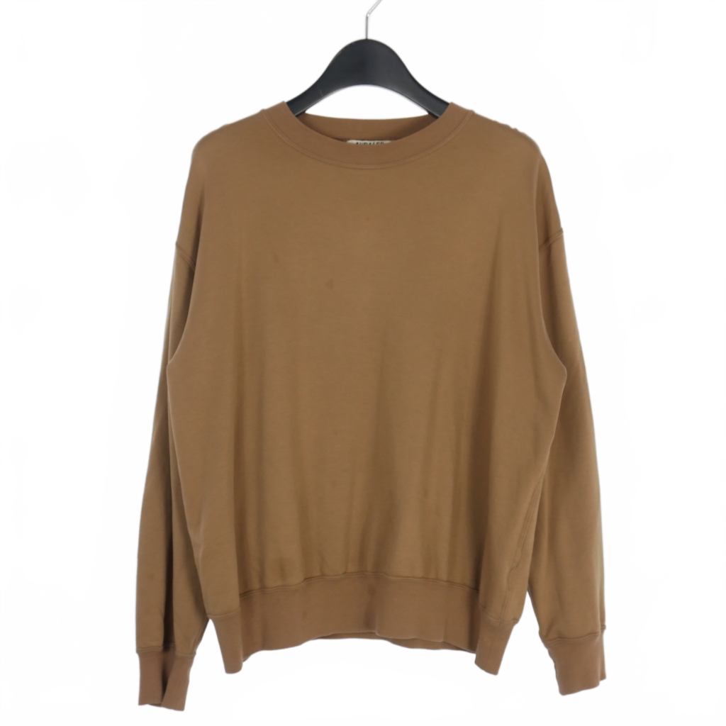 オーラリー エラスティックハイゲージスウェット