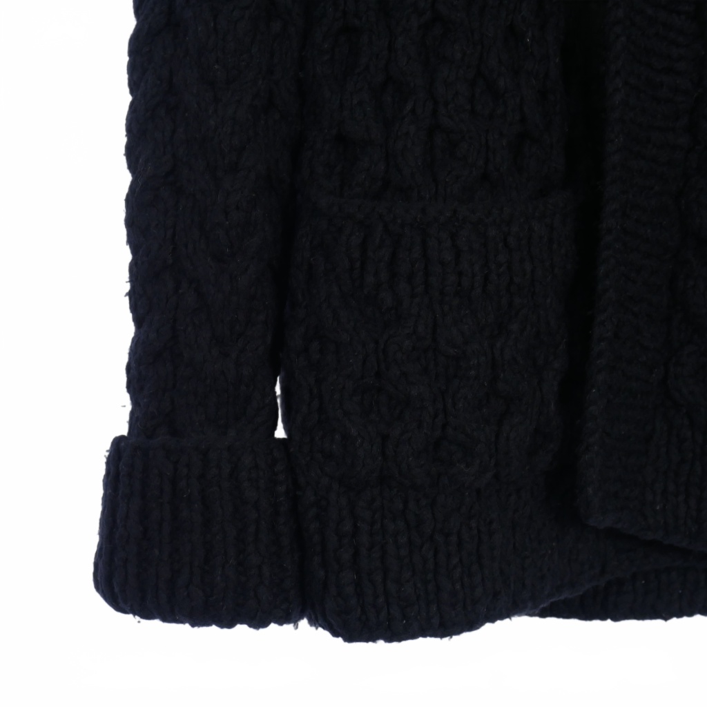 メゾンマルジェラ Maison Margiela 11AW ショールカラー ケーブル