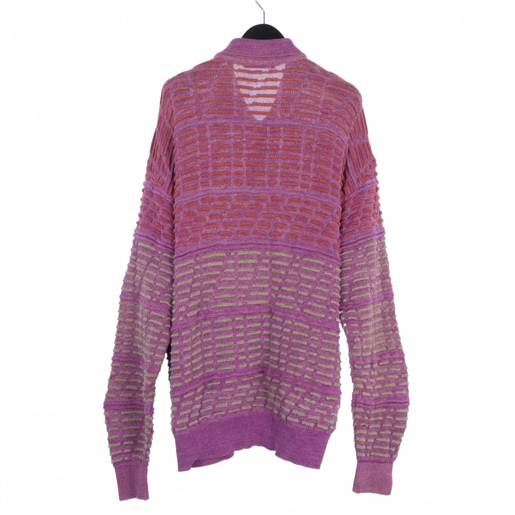 イッセイミヤケメン ISSEY MIYAKE MEN 筆タグ 80s 襟付きニット