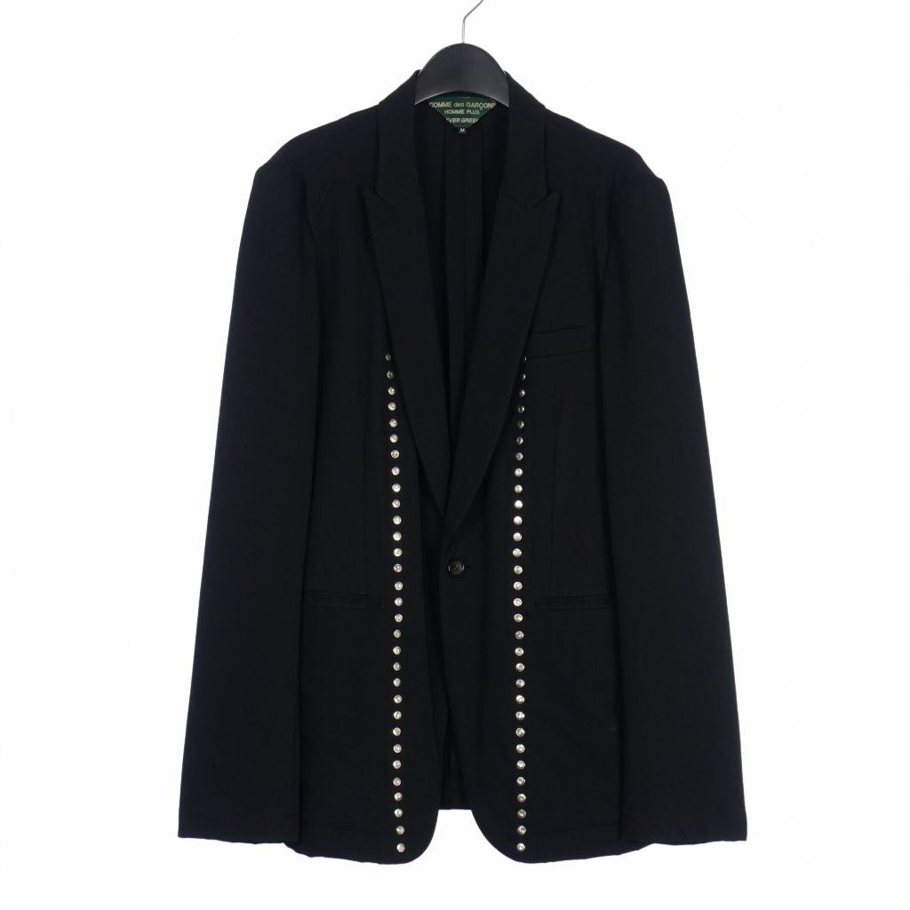 コムデギャルソンオムプリュス スタッズドッキングテーラードジャケット コムデギャルソンオムプリュス COMME des GARCONS HOMME PLUS