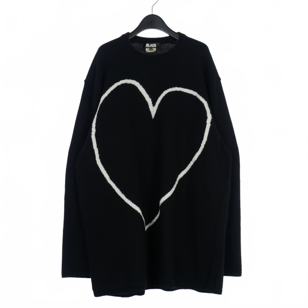 ブラックコムデギャルソン BLACK COMME des GARCONS 22AW ハート 