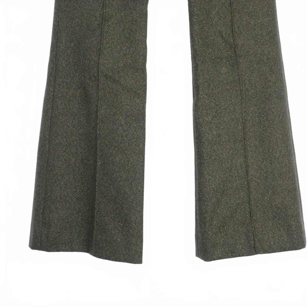 マメクロゴウチ Mame Kurogouchi メランジ フランネル フレアパンツ  