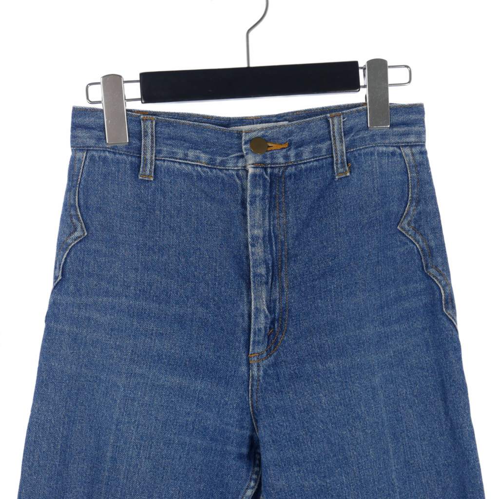 トーガ TOGA フレアデニム ジーンズ XS 青 ブルー レディース 217