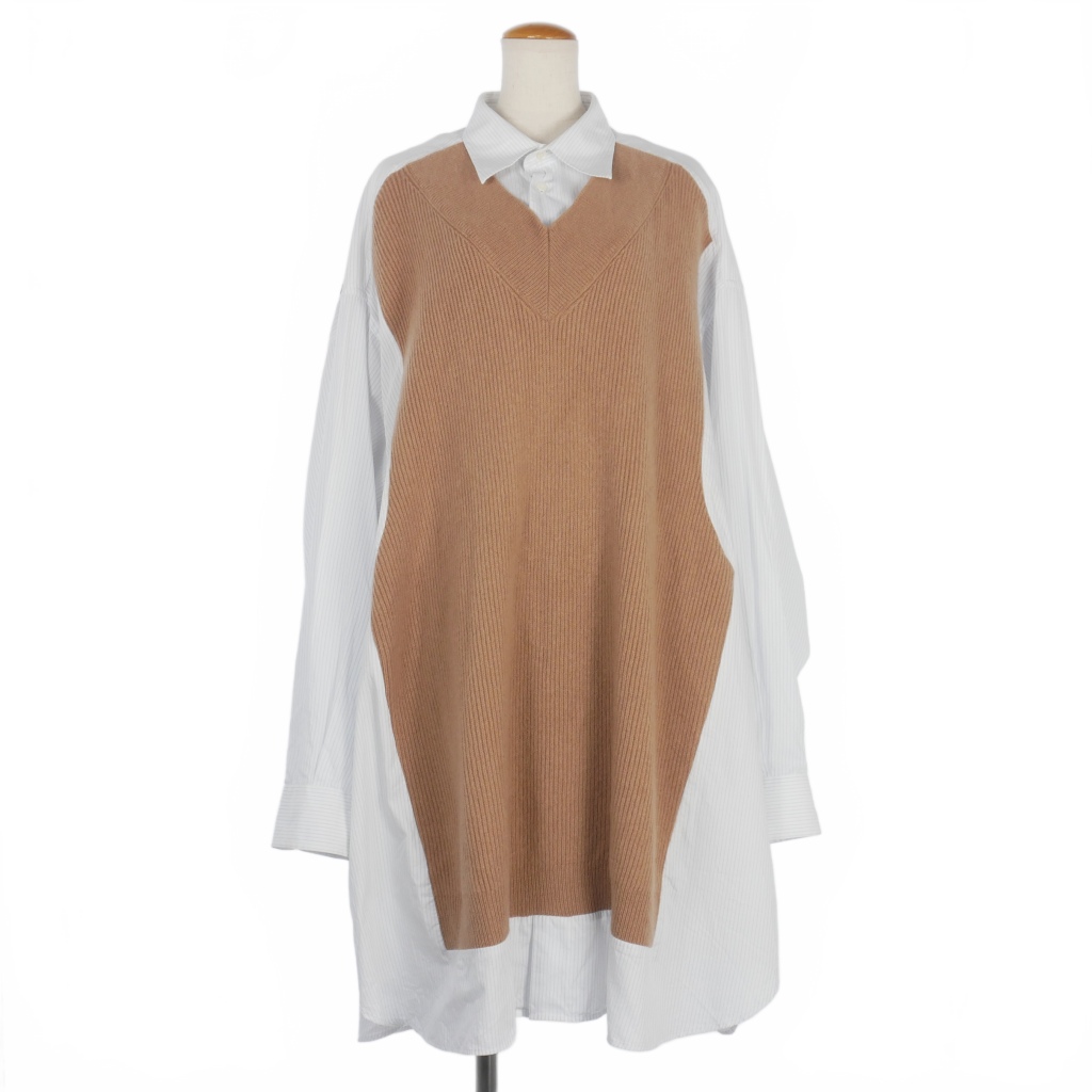 メゾンマルジェラ 1 Maison Margiela 1 Vネック ニット ドッキング 