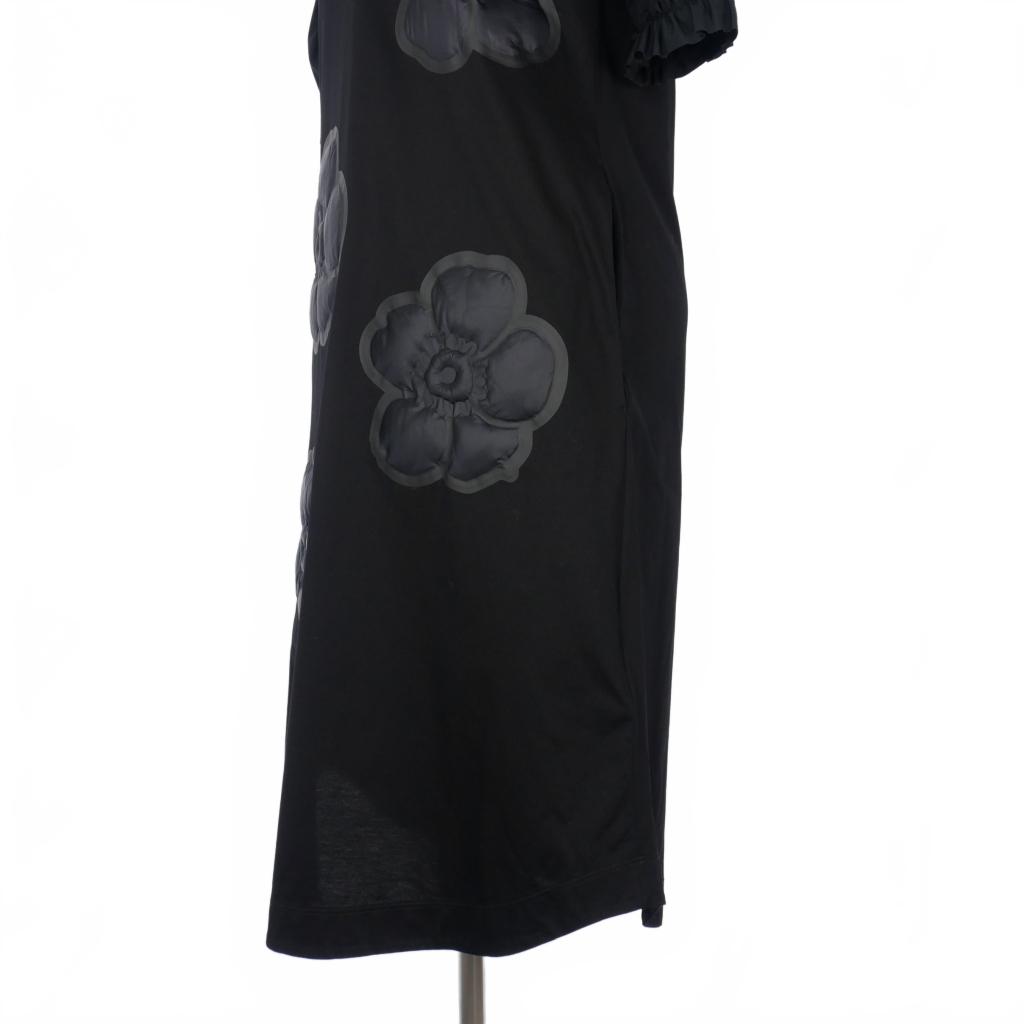 モンクレール MONCLER シモーネロシャ ワンピース 花柄 半袖 フリル XS