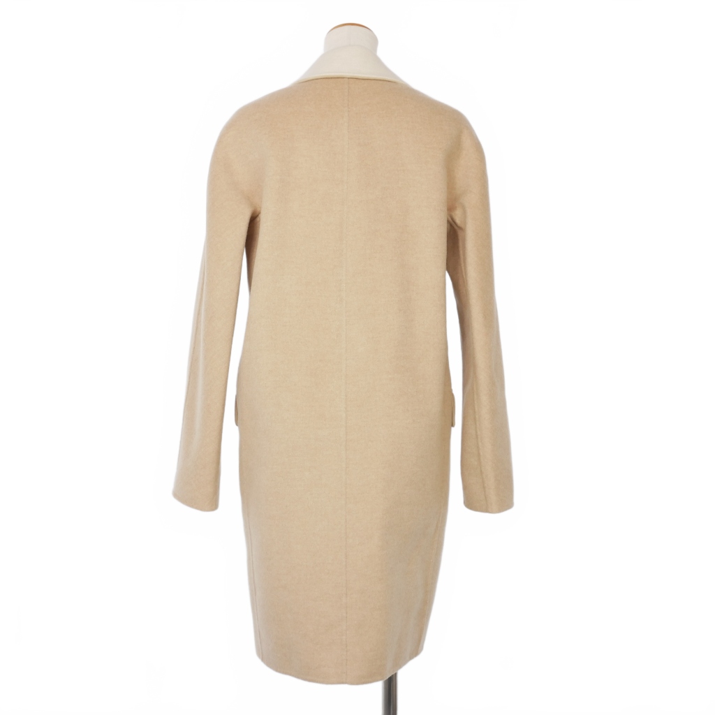 ロロピアーナ Loro Piana ダブルフェイス カシミヤ コート 36 ベージュ