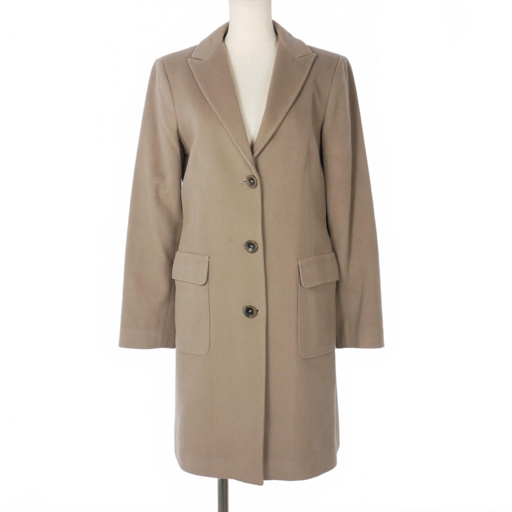 イレブンティ eleventy ウールチェスターコート ロング丈 42 灰 グレー