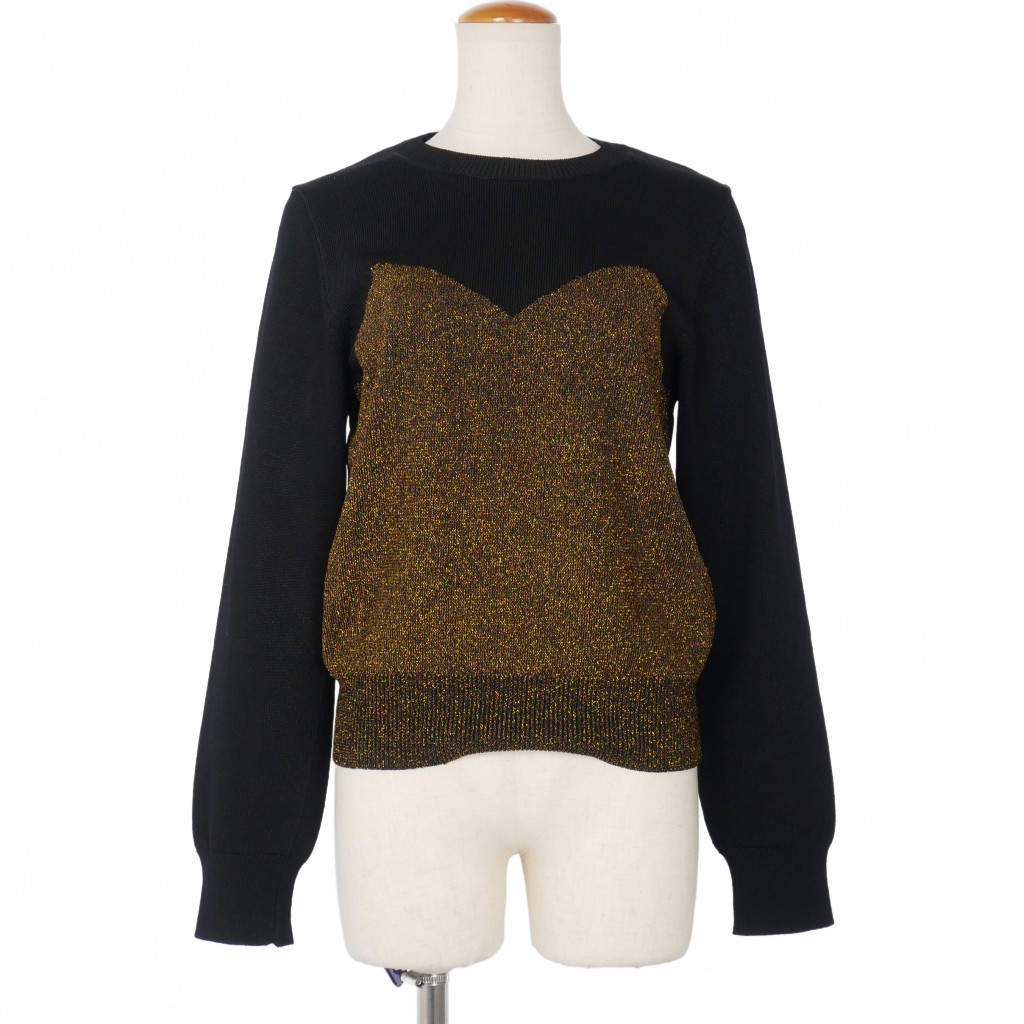 ドリスヴァンノッテン DRIES VAN NOTEN ラメ切替 ニット セーター 長袖 
