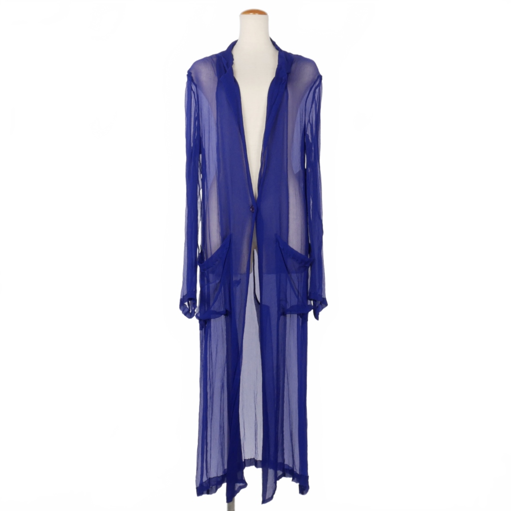 DRIES VAN NOTEN シルクガウン ドリスヴァンノッテン DRIES VAN NOTEN シースルー シルク ガウン