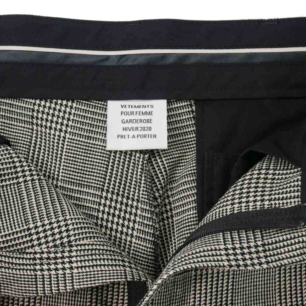 ヴェトモン ベトモン VETEMENTS 19AW テーパードパンツ スラックス XS  