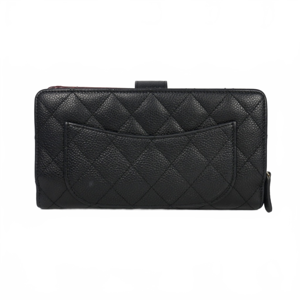 シャネル CHANEL タイムレスクラシック キャビアスキン ジップ 