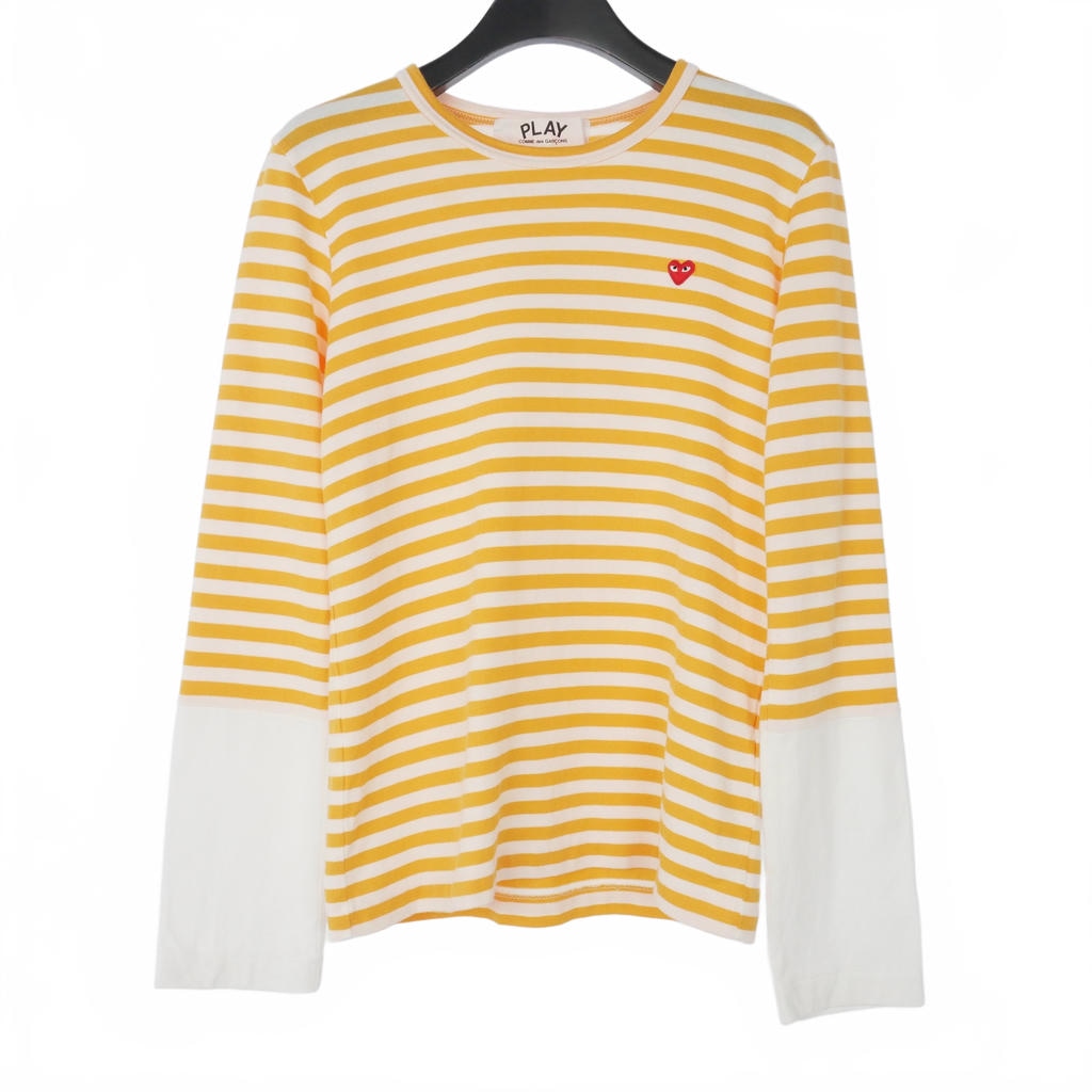 プレイコムデギャルソン PLAY COMME des GARCONS ハートワッペン ロンT 