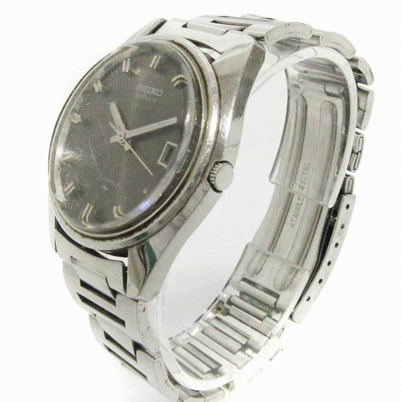 セイコー SEIKO 腕時計 アナログ 自動巻き 17石 7005-8010 デイト 