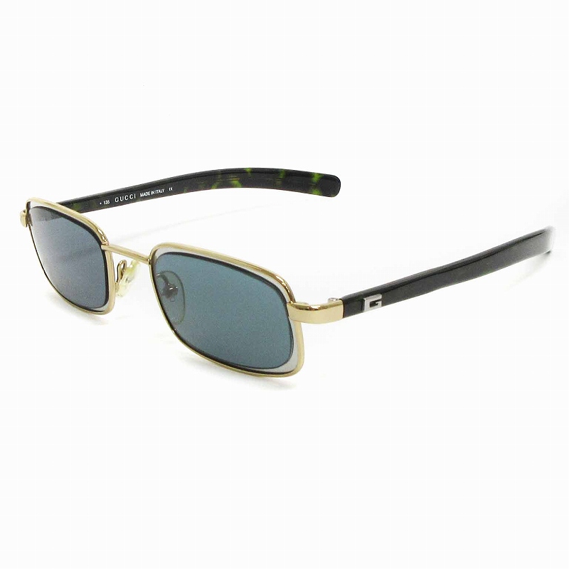 グッチ　GUCCI サングラス　メタルフレーム グッチ“煌めくメタルフレーム”サングラス、GGモノグラムの