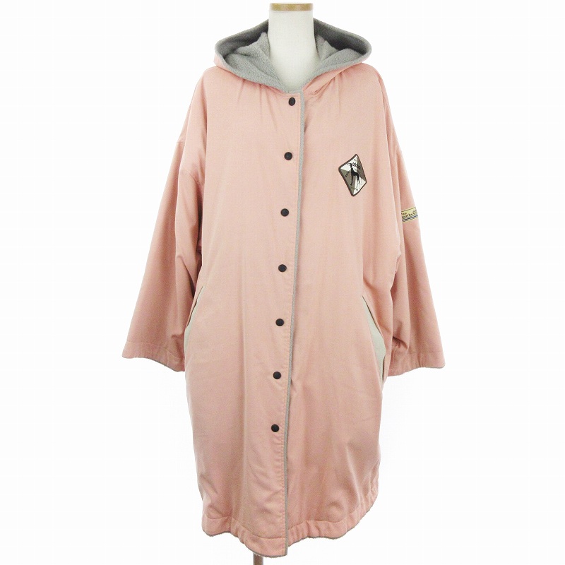 adabat アダバット ボア ダウン ワンピース ロング ジャケット ゴルフ