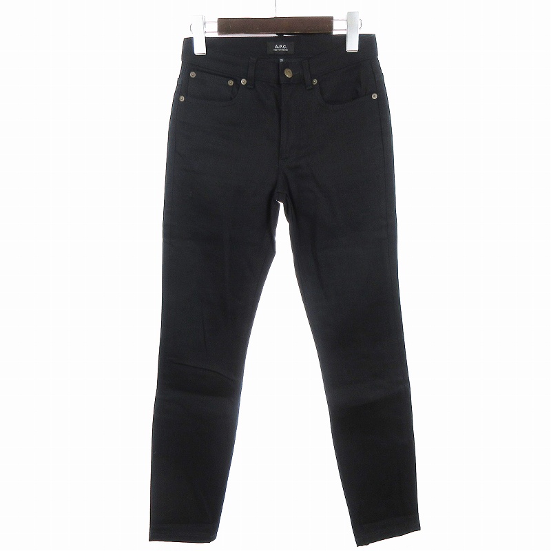 アーペーセー A.P.C. 美品 ブラックデニム スキニーパンツ ジーンズ 