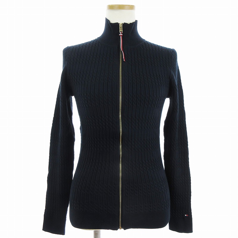 トミーヒルフィガー TOMMY HILFIGER ケーブルニット ブルゾン 