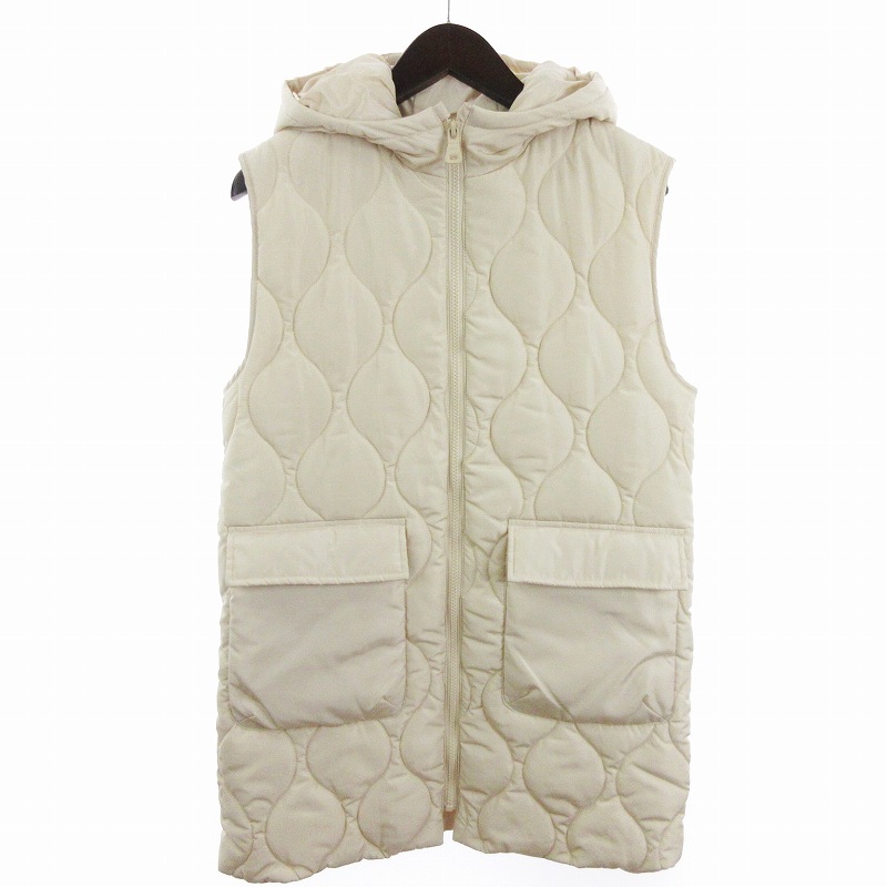 Stussy ホワイト キルティングベスト 大人しい 