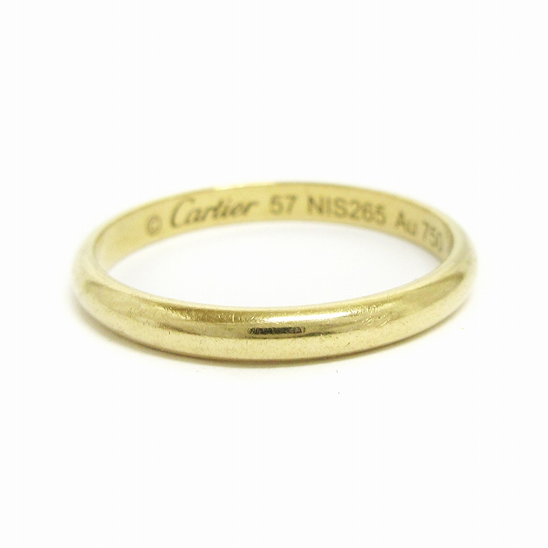 Cartier ゴールドリング 18K 結婚指輪　新品未使用 Cartier（カルティエ） 8.5号 リング・指輪 1895 ウェディング リング