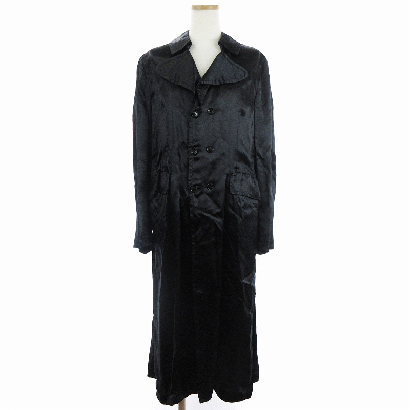 robe de chambre ブラックレザーコート M コムデギャルソン robe de chambre ブラックレザーコート M コムデギャルソン