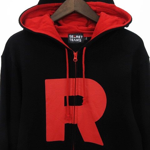 ポケモンセンターオリジナル パーカー SECRET TEAMS R ロケット団 ロゴ