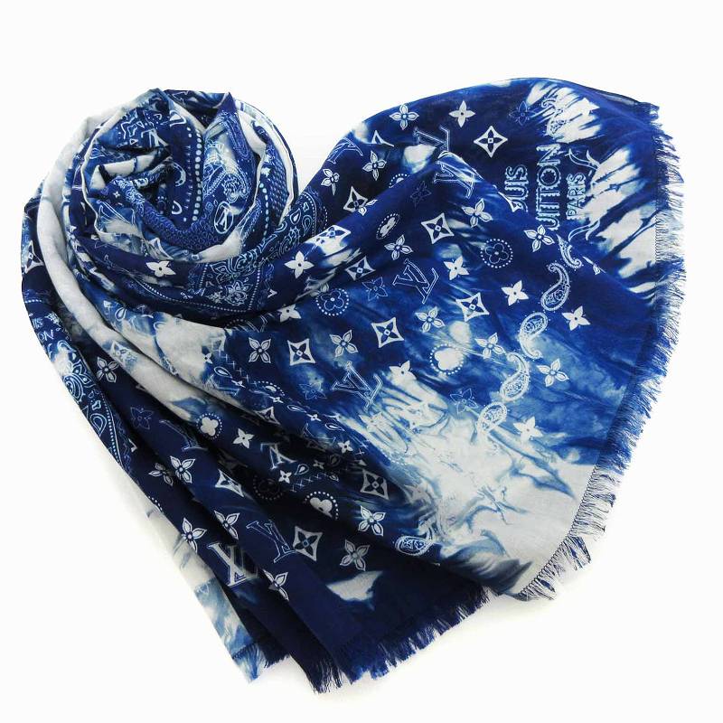 ルイヴィトン LOUIS VUITTON 美品 22AW エトール モノグラム バンダナ 