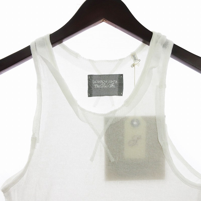 TAKAHIRO MIYASHITA The Soloist　タンクトップ sc.0006bAW23_black tank top. THE TWO OF US 2023 Autumn