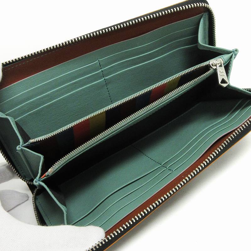 未使用】ポールスミス 長財布 替えろ ブルー 