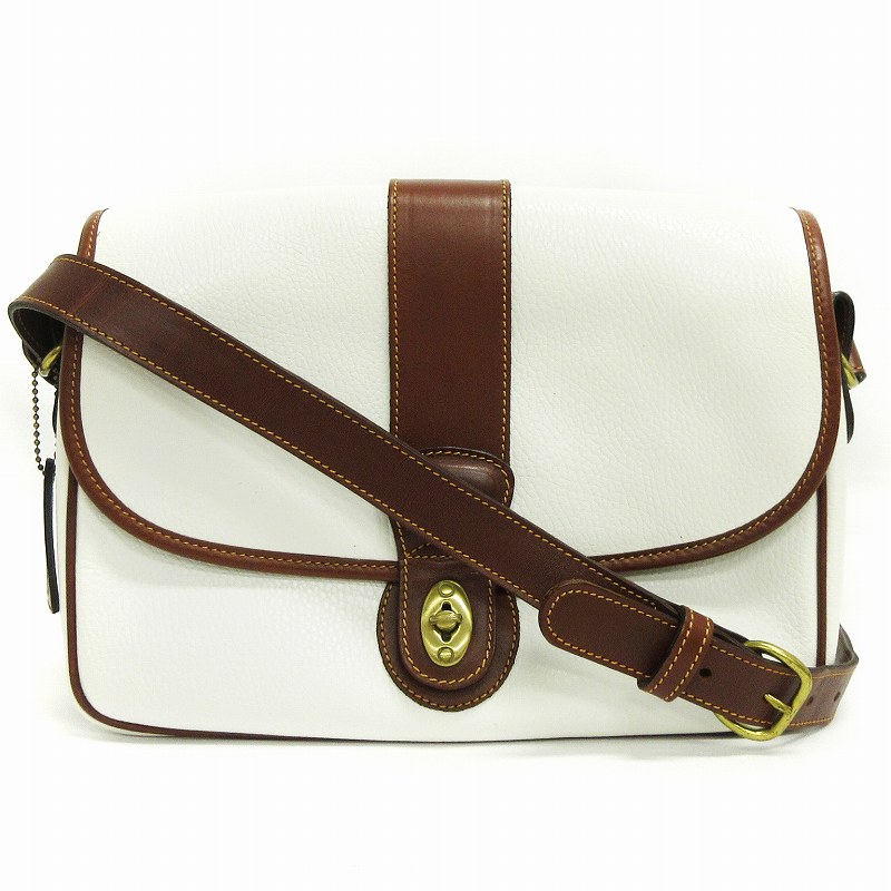コーチ COACH オールドコーチ ショルダーバッグ 318 レザー 白 
