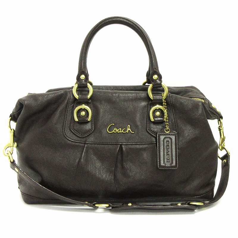 コーチ COACH アシュレイ レザー サッチェル 2WAY ショルダー