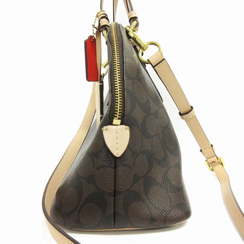 コーチ COACH コーラドームドサッチェル ショルダー ハンドバッグ 