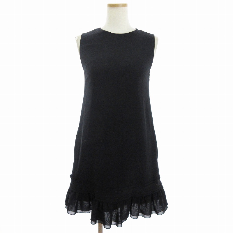 FOXEY（フォクシー）/ ノースリーブワンピース 黒 フォクシーブラック