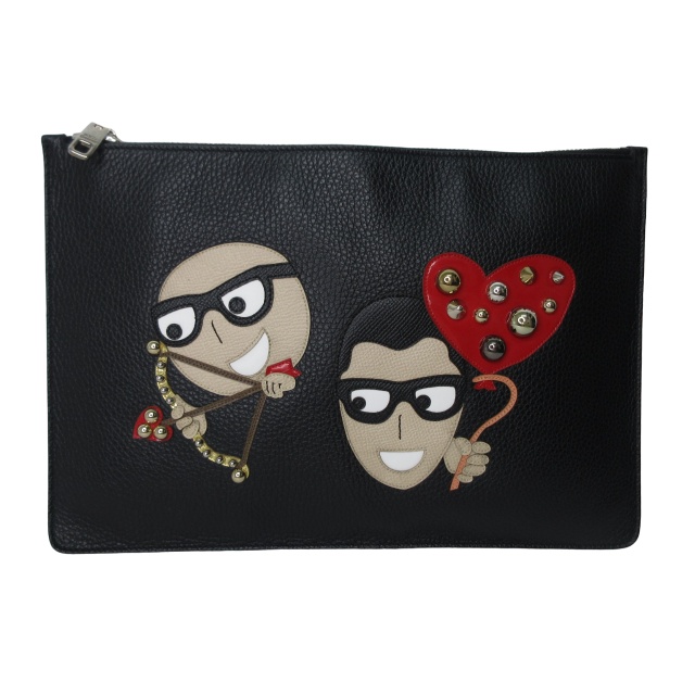 DOLCE＆GABBANA レオパード セカンドバッグ 俗っぽい クラッチバッグ 