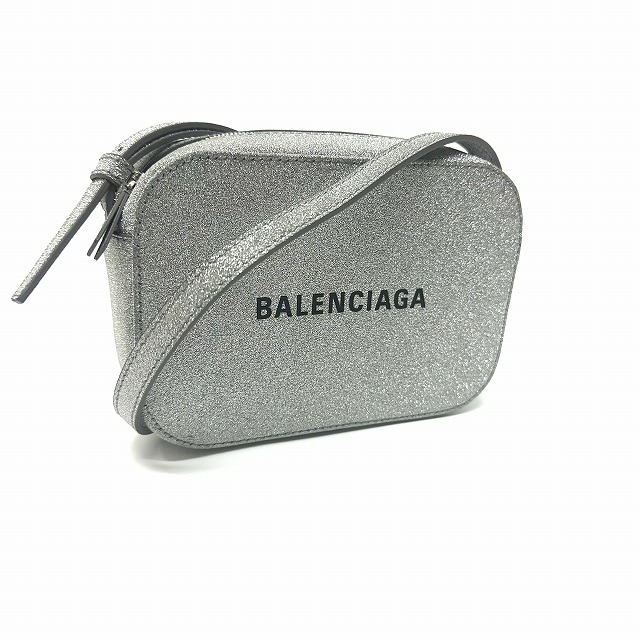 バレンシアガ ショルダーバッグ エブリデイ カメラバッグ S グレーホワイト