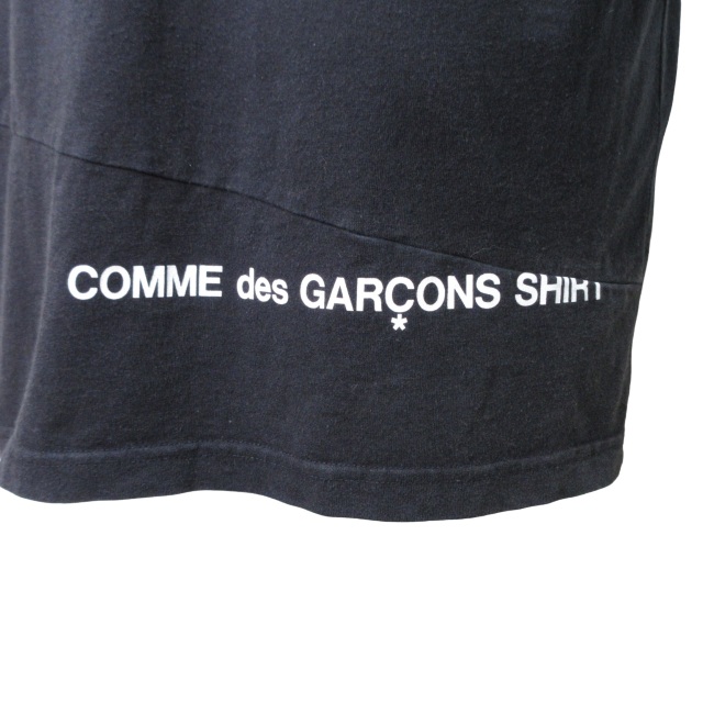 シュプリーム SUPREME ×COMME des GARCONS SHIRT Tシャツ 半袖 ロゴプリント ブラック Mサイズ E0712006209 0817 レディース シュプリーム SUPREME ×COMME des GARCONS SHIRT Tシャツ 半袖