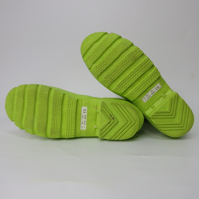 ハンター HUNTER ロングレインブーツ グリーン UK3 US4M/5F EU35/36