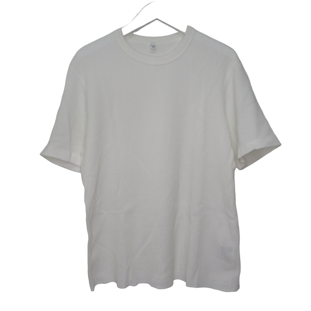 ユニクロ UNIQLO サーマルTシャツ ホワイト 半袖 L v0712209