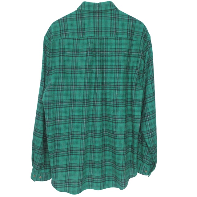 グッチ GUCCI 美品 672701 22ss ロッキングホース刺繍 チェックシャツ  