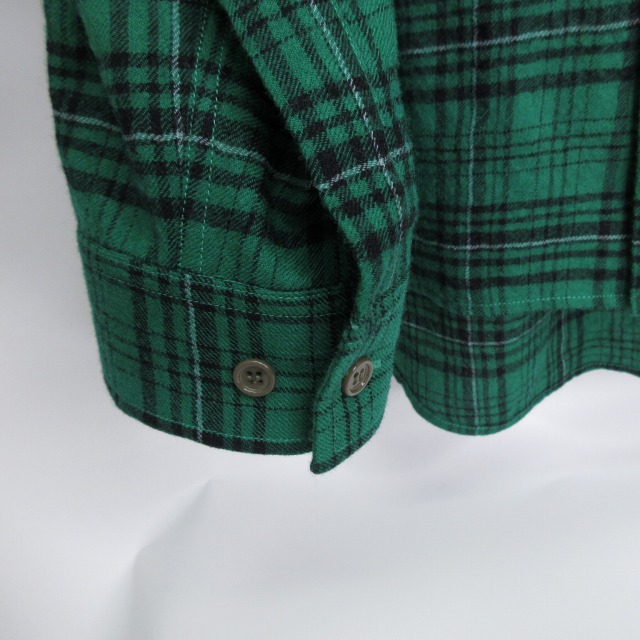 グッチ GUCCI 美品 672701 22ss ロッキングホース刺繍 チェックシャツ  