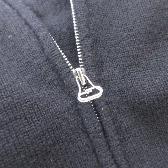 コーギー Cogi カシミヤ混 ニットジップアップジャケット ブラック M  