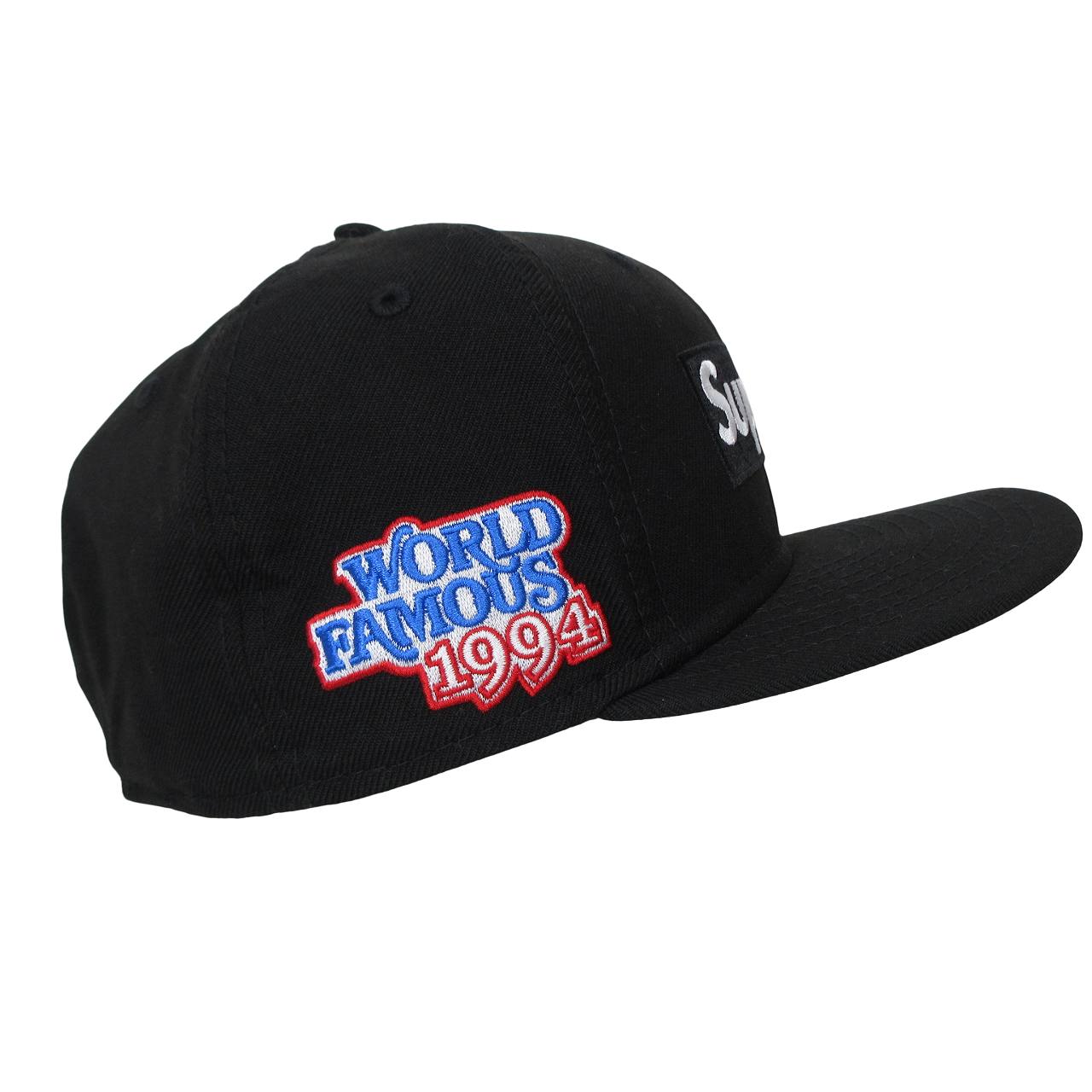 シュプリーム SUPREME Woeld Famous Box Logo New Era キャップ 帽子 