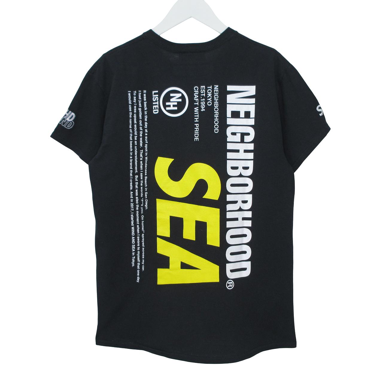 ネイバーフッド NEIGHBORHOOD ×WIND AND SEA 半袖 Tシャツ ロゴ 