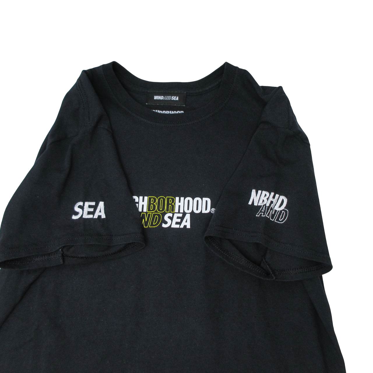 ネイバーフッド NEIGHBORHOOD ×WIND AND SEA 半袖 Tシャツ ロゴ 