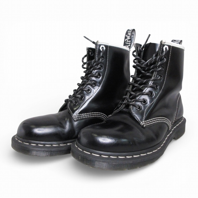 ドクターマーチン DR.MARTENS 美品 1460 BEX ホワイトダブルステッチ 8 