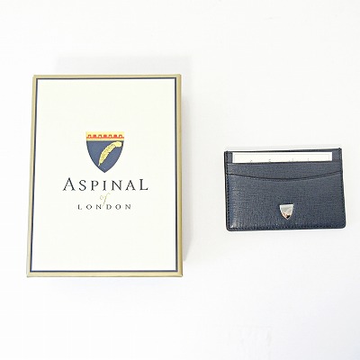 未使用品 アスピナル オブ ロンドン aspinal of london カードケース 