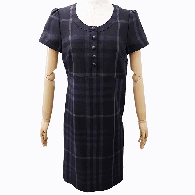 バーバリー ロンドン BURBERRY LONDON ドレス ワンピース タイト ひざ 