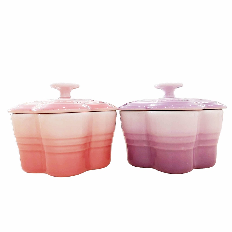 未使用品 ル クルーゼ Le Creuset Small Ramekin Flower ラムカン 